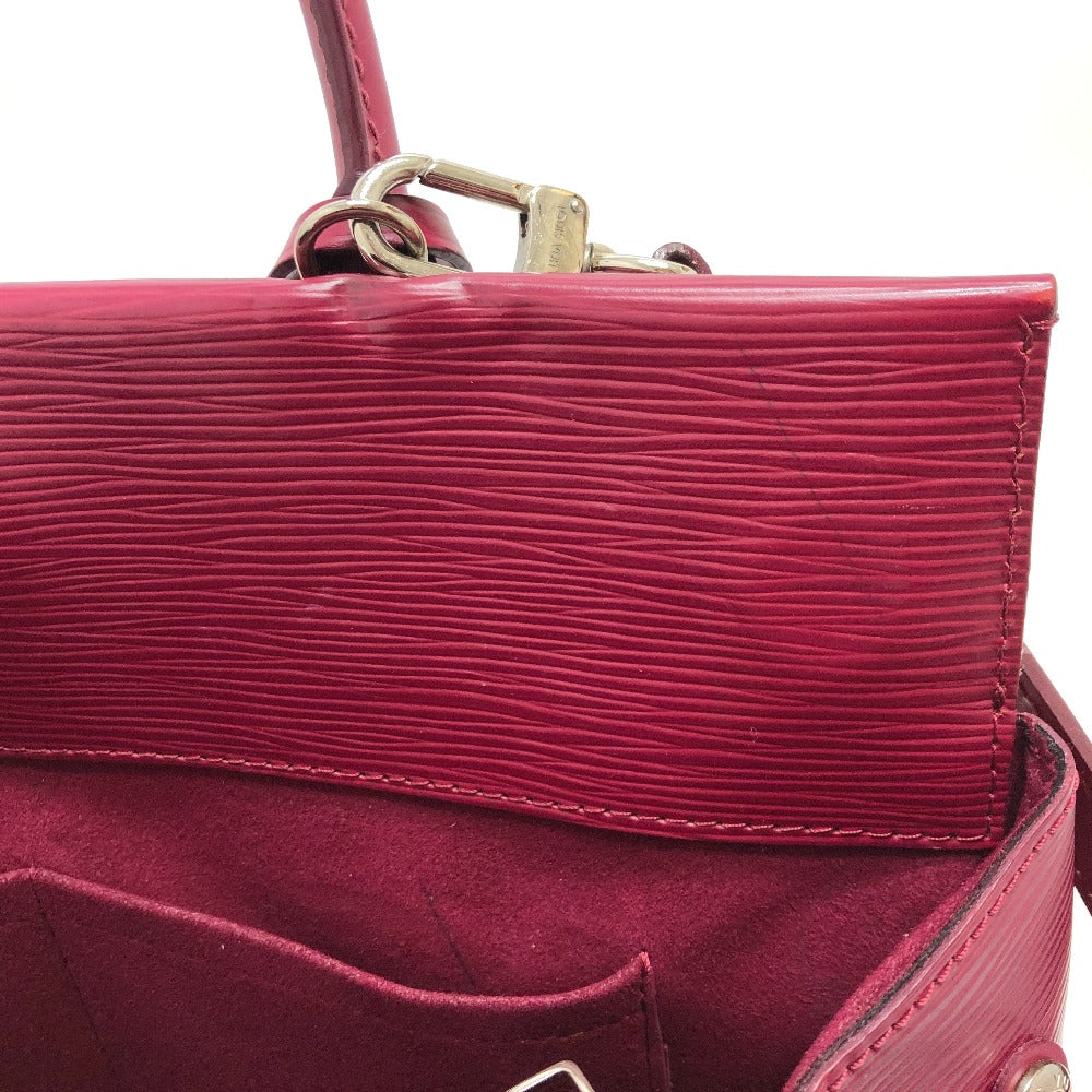LOUIS VUITTON M94612 マルリー MM 2WAY カバン 肩掛け 斜め掛け ハンドバッグ エピレザー レディース フューシャ シルバー金具