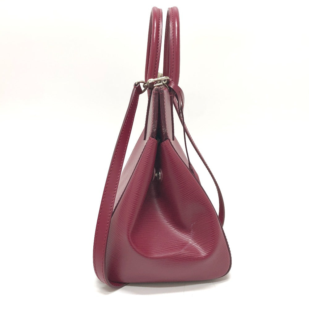 LOUIS VUITTON M94612 マルリー MM 2WAY カバン 肩掛け 斜め掛け ハンドバッグ エピレザー レディース フューシャ シルバー金具