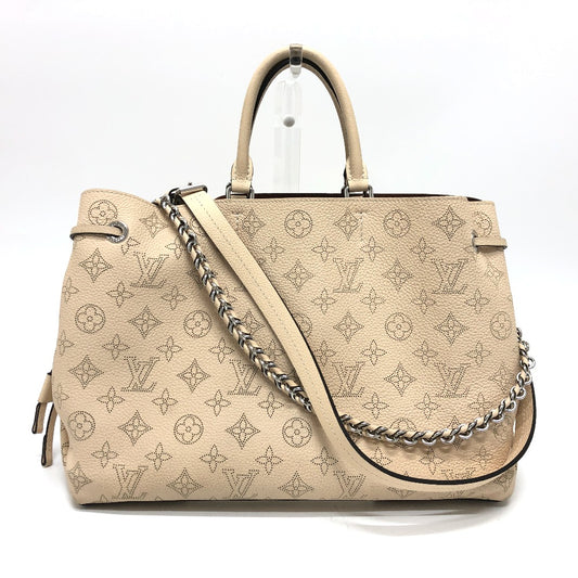 LOUIS VUITTON M59203 マヒナ ベラ 2WAY カバン 肩掛け 斜め掛け ショルダーバッグ トートバッグ カーフレザー レディース GALET(ガレ) シルバー金具