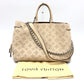 LOUIS VUITTON M59203 マヒナ ベラ 2WAY カバン 肩掛け 斜め掛け ショルダーバッグ トートバッグ カーフレザー レディース GALET(ガレ) シルバー金具