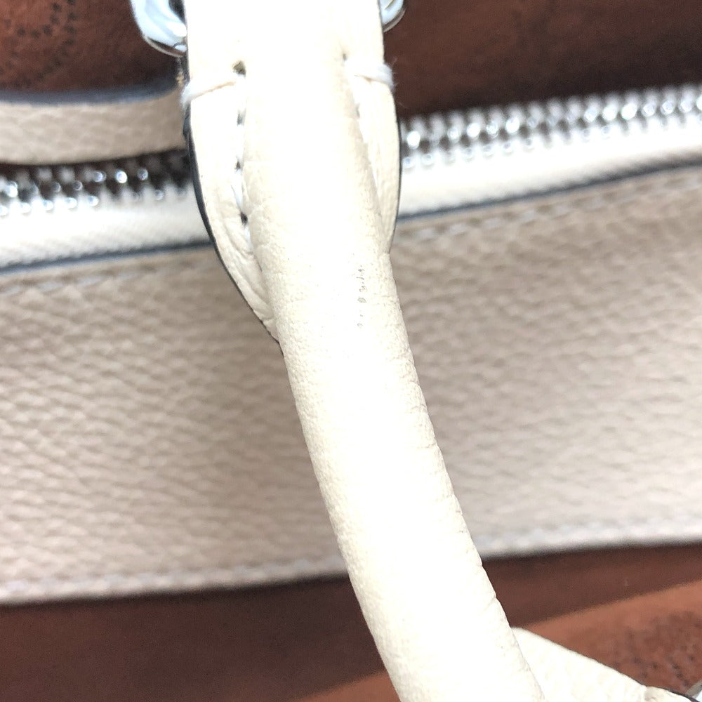 LOUIS VUITTON M59203 マヒナ ベラ 2WAY カバン 肩掛け 斜め掛け ショルダーバッグ トートバッグ カーフレザー レディース GALET(ガレ) シルバー金具