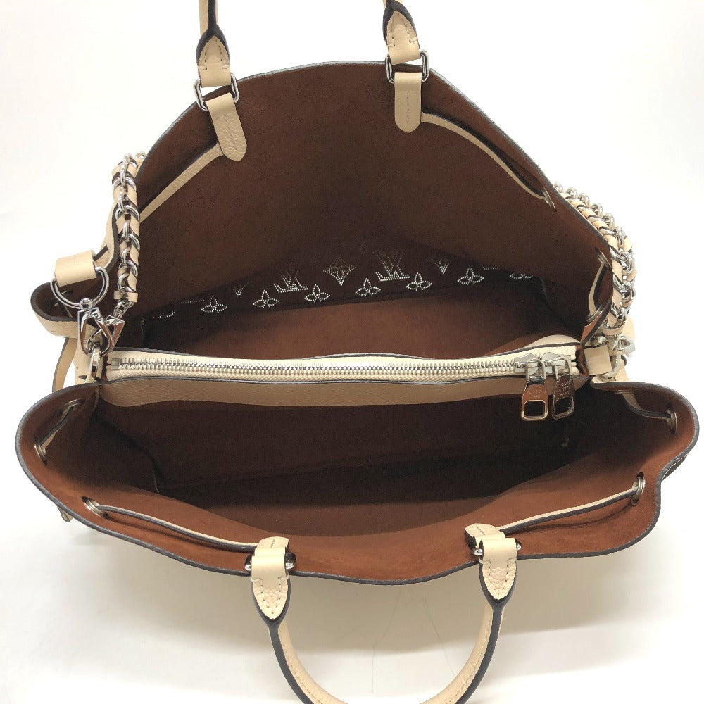 LOUIS VUITTON M59203 マヒナ ベラ 2WAY カバン 肩掛け 斜め掛け ショルダーバッグ トートバッグ カーフレザー レディース GALET(ガレ) シルバー金具