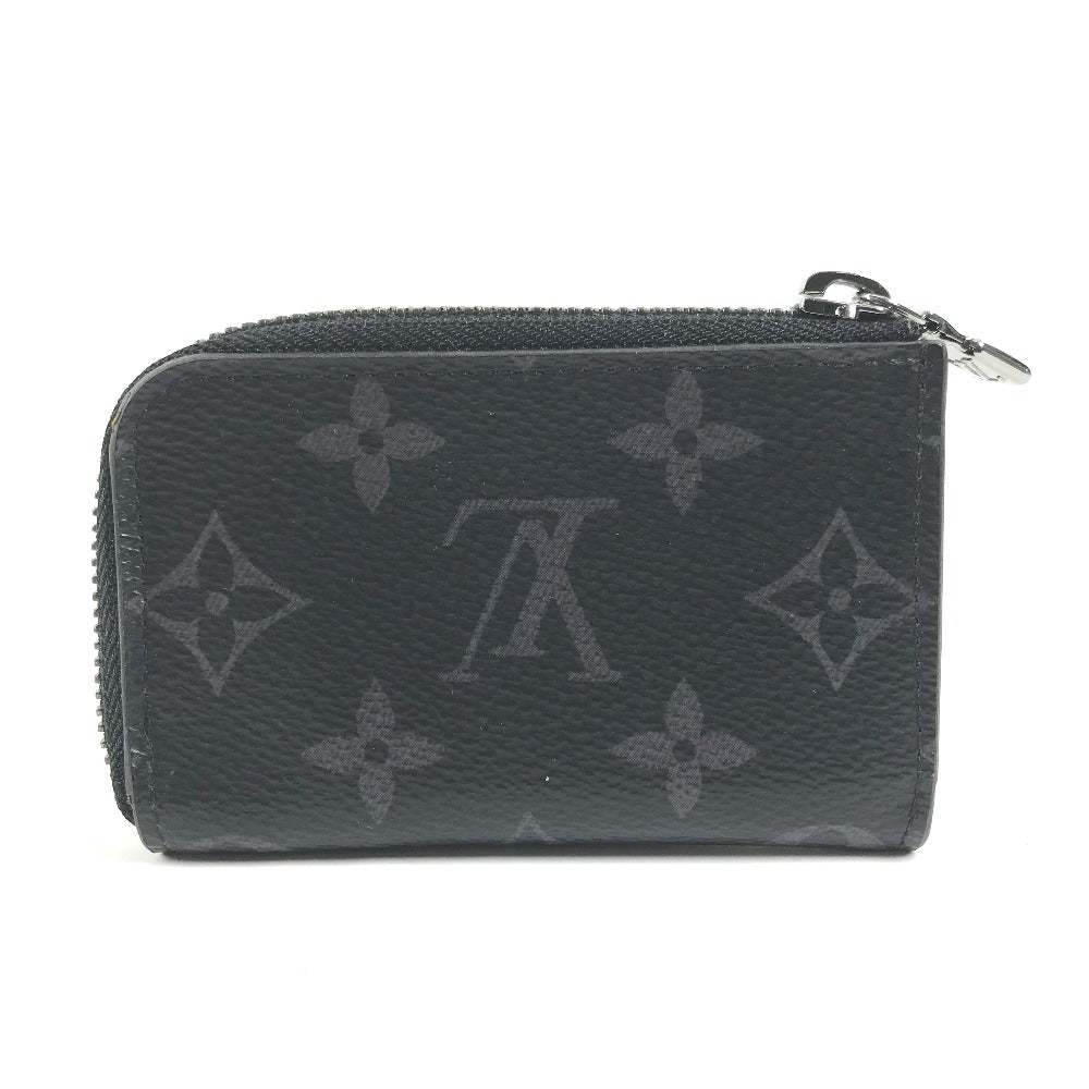 LOUIS VUITTON M63536 モノグラムエクリプス ポルトモネジュール 財布 L字ファスナー コインケース モノグラムエクリプスキャンバス メンズ ブラック