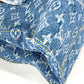LOUIS VUITTON M46871 新作 LV リミックス モノグラム デニム オンザゴー MM ショルダーバッグ 肩掛け 2WAYバッグ トートバッグ モノグラムデニム レディース ブルー