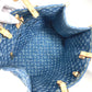 LOUIS VUITTON M46871 新作 LV リミックス モノグラム デニム オンザゴー MM ショルダーバッグ 肩掛け 2WAYバッグ トートバッグ モノグラムデニム レディース ブルー
