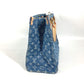 LOUIS VUITTON M46871 新作 LV リミックス モノグラム デニム オンザゴー MM ショルダーバッグ 肩掛け 2WAYバッグ トートバッグ モノグラムデニム レディース ブルー