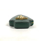CELINE Rhinestone Tree Coin Purse Wallet Pouch Leather Women's Green