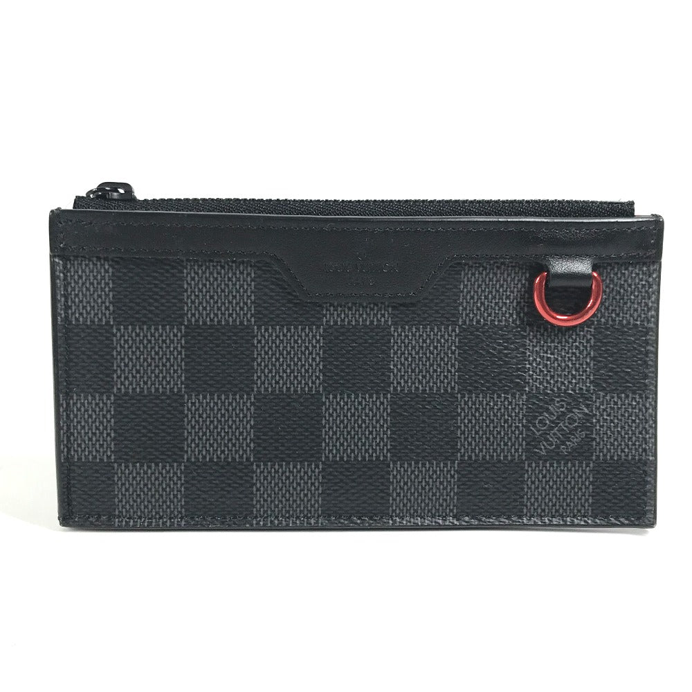 LOUIS VUITTON N60354 ダミエグラフィット ユーティリティ・コインカード ホルダー 小銭入れ 財布 コインケース ダミエグラフィットキャンバス メンズ ブラック