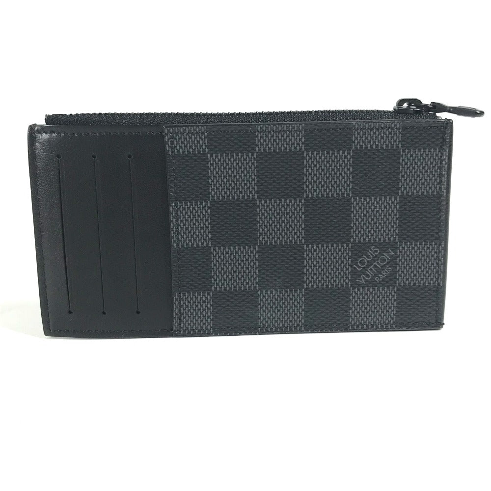 LOUIS VUITTON N60354 ダミエグラフィット ユーティリティ・コインカード ホルダー 小銭入れ 財布 コインケース ダミエグラフィットキャンバス メンズ ブラック