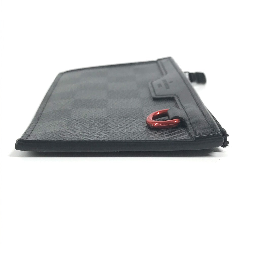 LOUIS VUITTON N60354 ダミエグラフィット ユーティリティ・コインカード ホルダー 小銭入れ 財布 コインケース ダミエグラフィットキャンバス メンズ ブラック