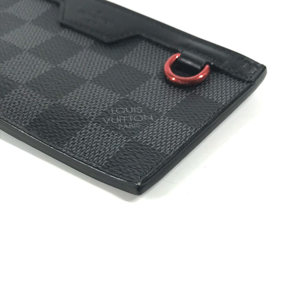 LOUIS VUITTON N60354 ダミエグラフィット ユーティリティ・コインカード ホルダー 小銭入れ 財布 コインケース ダミエグラフィットキャンバス メンズ ブラック