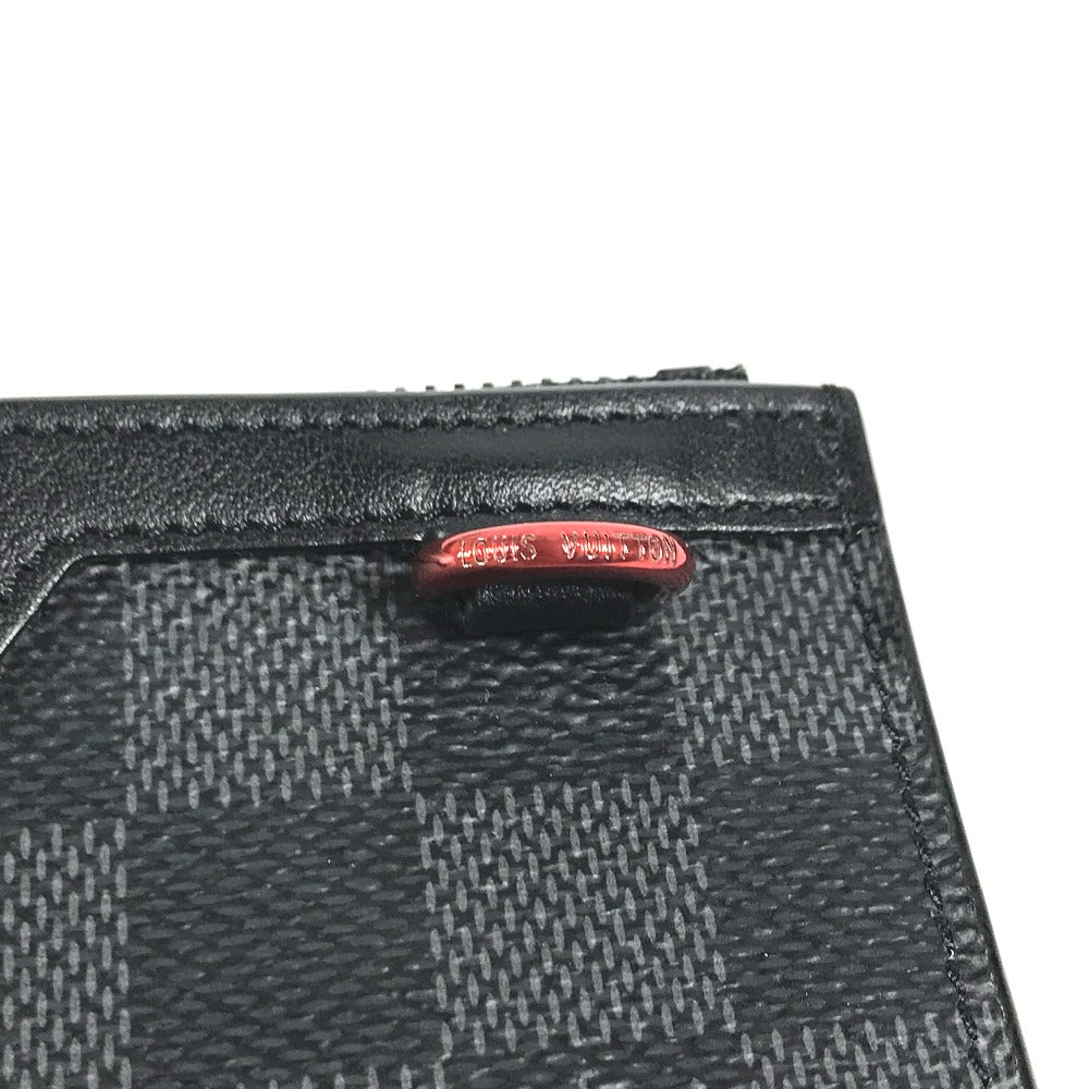 LOUIS VUITTON N60354 ダミエグラフィット ユーティリティ・コインカード ホルダー 小銭入れ 財布 コインケース ダミエグラフィットキャンバス メンズ ブラック