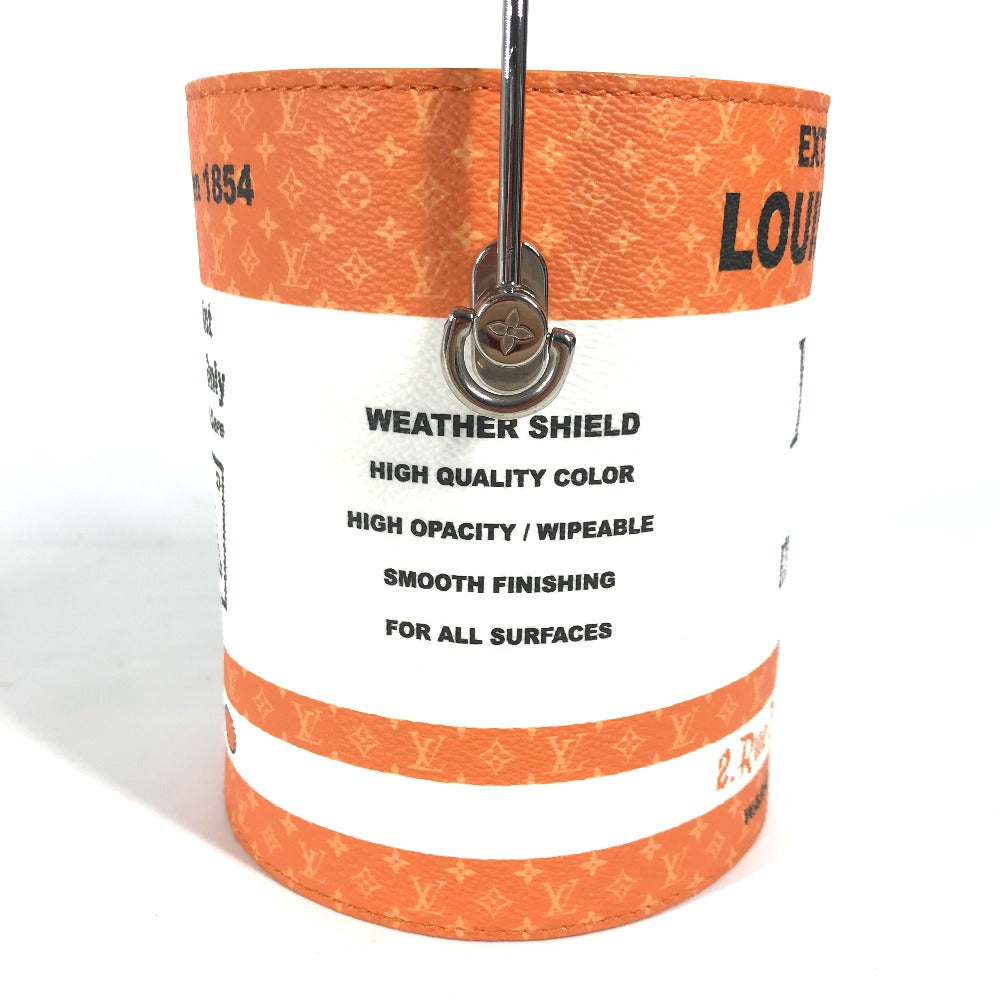 LOUIS VUITTON M81590 ハンドバッグ 2WAYバッグ LV ペイント カン カバン 斜め掛け 缶 ロゴ ショルダーバッグ レザー メンズ オレンジ