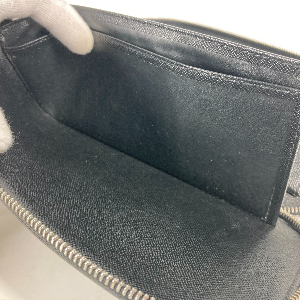 LOUIS VUITTON N48255 ダミエグラフィット アトール オーガナイザー トラベルケース ハンドバッグ ラウンドファスナー 長財布 ダミエグラフィットキャンバス メンズ ブラック