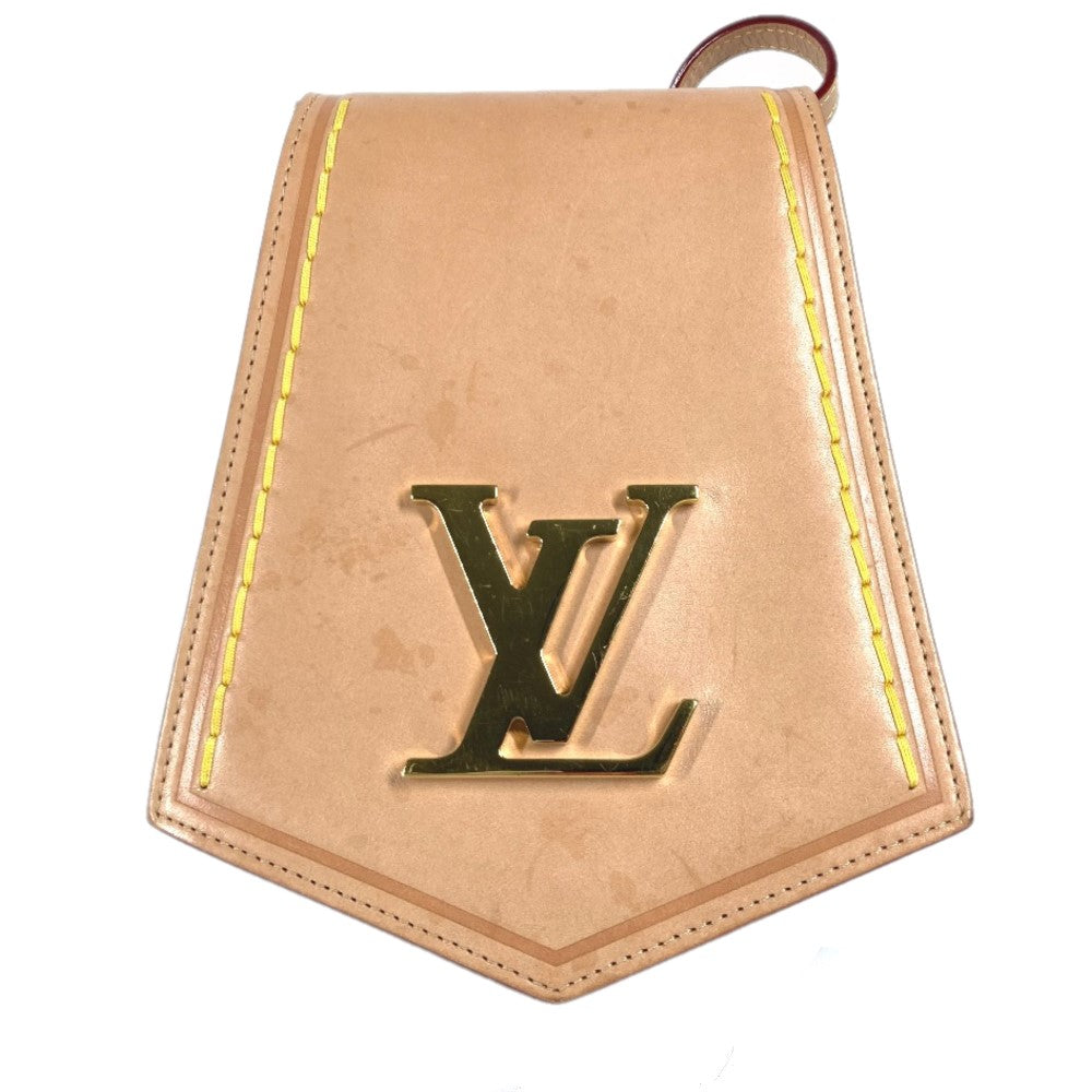 LOUIS VUITTON M22368 キーベル XL PM ポシェット カバン 斜め掛け ショルダーバッグ ヌメ革 レディース ベージュ