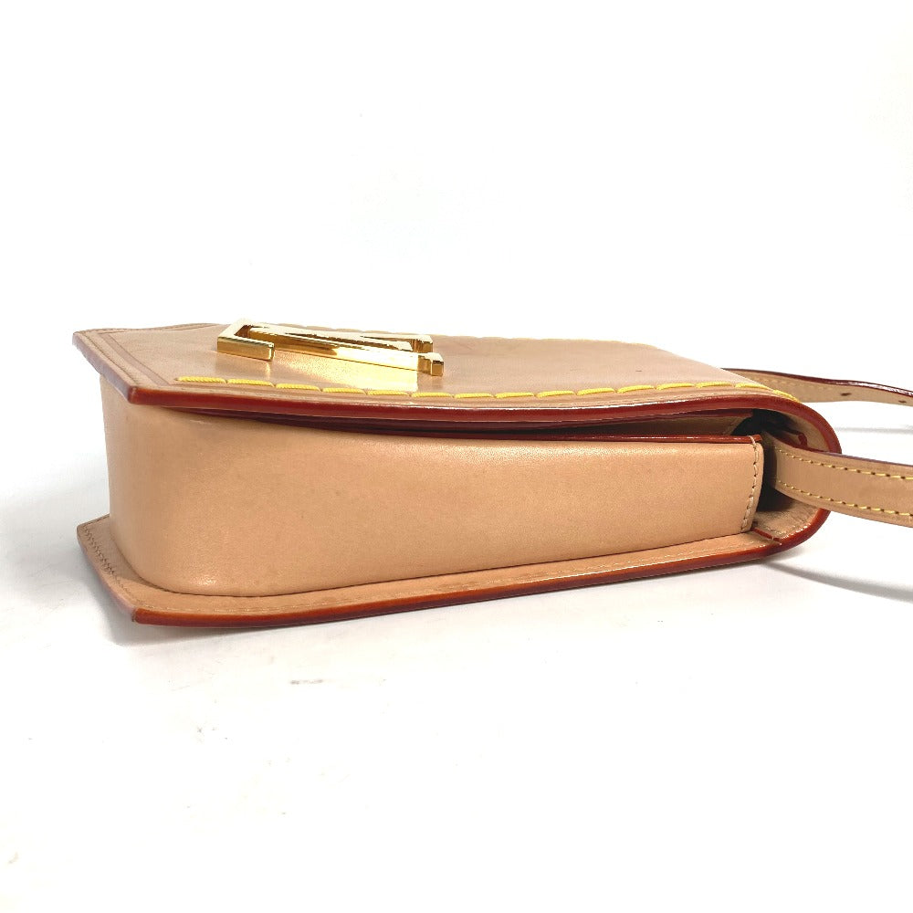 LOUIS VUITTON M22368 キーベル XL PM ポシェット カバン 斜め掛け ショルダーバッグ ヌメ革 レディース ベージュ