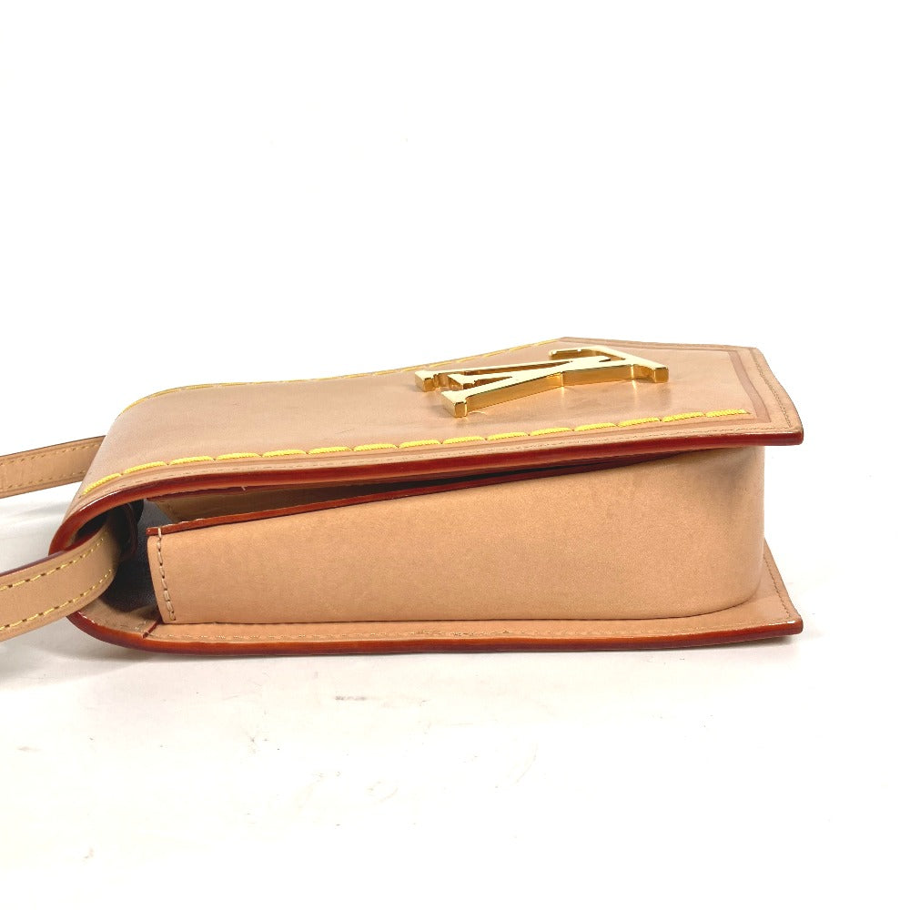 LOUIS VUITTON M22368 キーベル XL PM ポシェット カバン 斜め掛け ショルダーバッグ ヌメ革 レディース ベージュ
