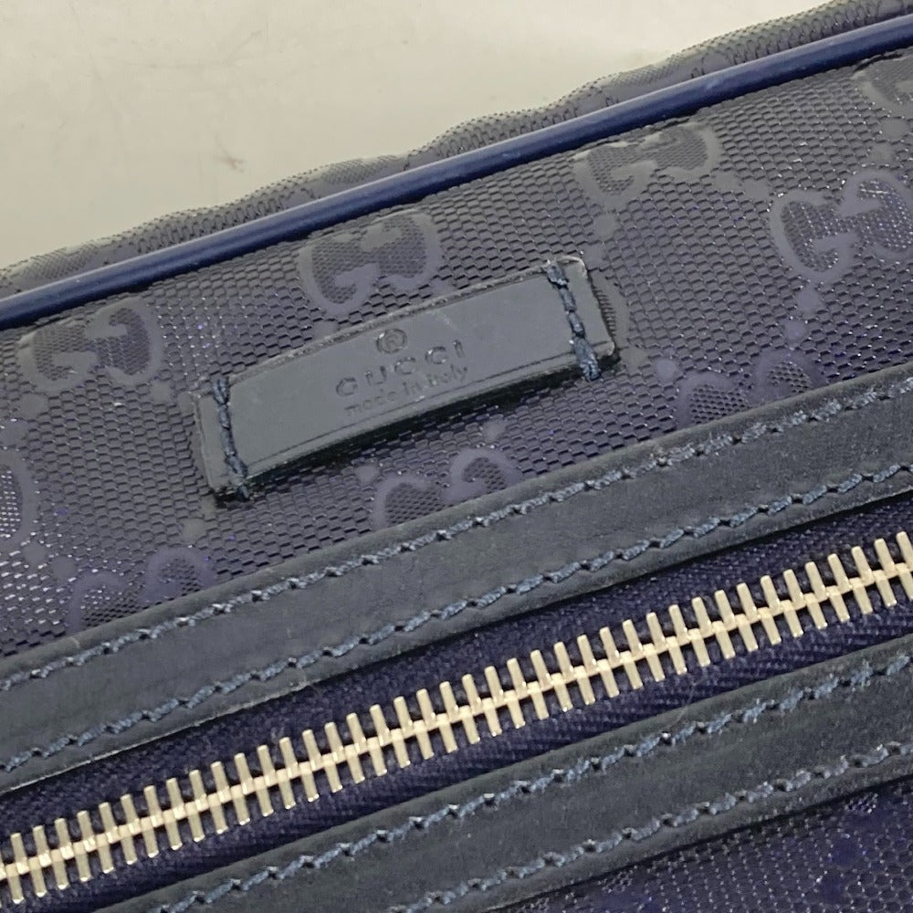 GUCCI 201447 GG インプリメ カバン 斜め掛け ポシェット ショルダーバッグ GGインプリメ メンズ ブルー