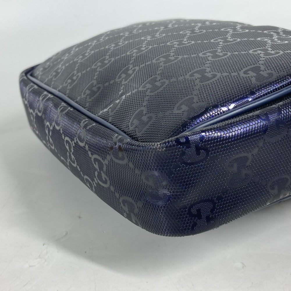 GUCCI 201447 GG インプリメ カバン 斜め掛け ポシェット ショルダーバッグ GGインプリメ メンズ ブルー