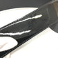 LOUIS VUITTON MP144 ズボン用ベルト ベルト パテントレザー レディース ブラック