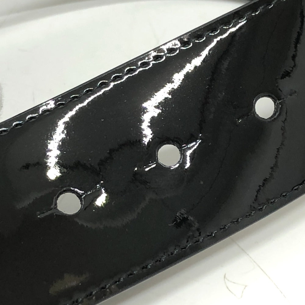 LOUIS VUITTON MP144 ズボン用ベルト ベルト パテントレザー レディース ブラック