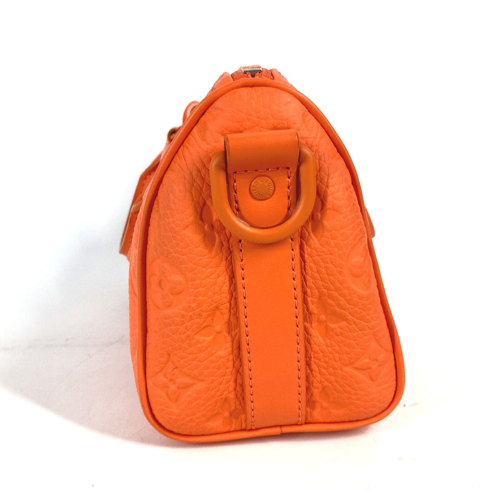 LOUIS VUITTON M20930 モノグラム キーポル バンドリエール25 カバン ミニボストンバッグ ハンドバッグ トリヨンレザー メンズ オレンジ