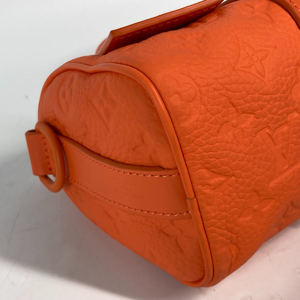 LOUIS VUITTON M20930 モノグラム キーポル バンドリエール25 カバン ミニボストンバッグ ハンドバッグ トリヨンレザー メンズ オレンジ