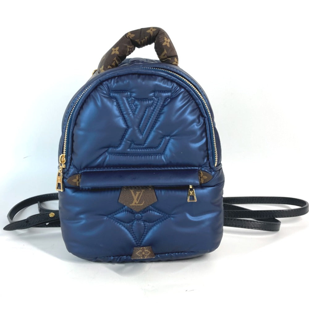 LOUIS VUITTON M21060 モノグラム パームスプリングス バックパックMINI ミニ カバン バックパック リュックサック ナイロン レディース ネイビー