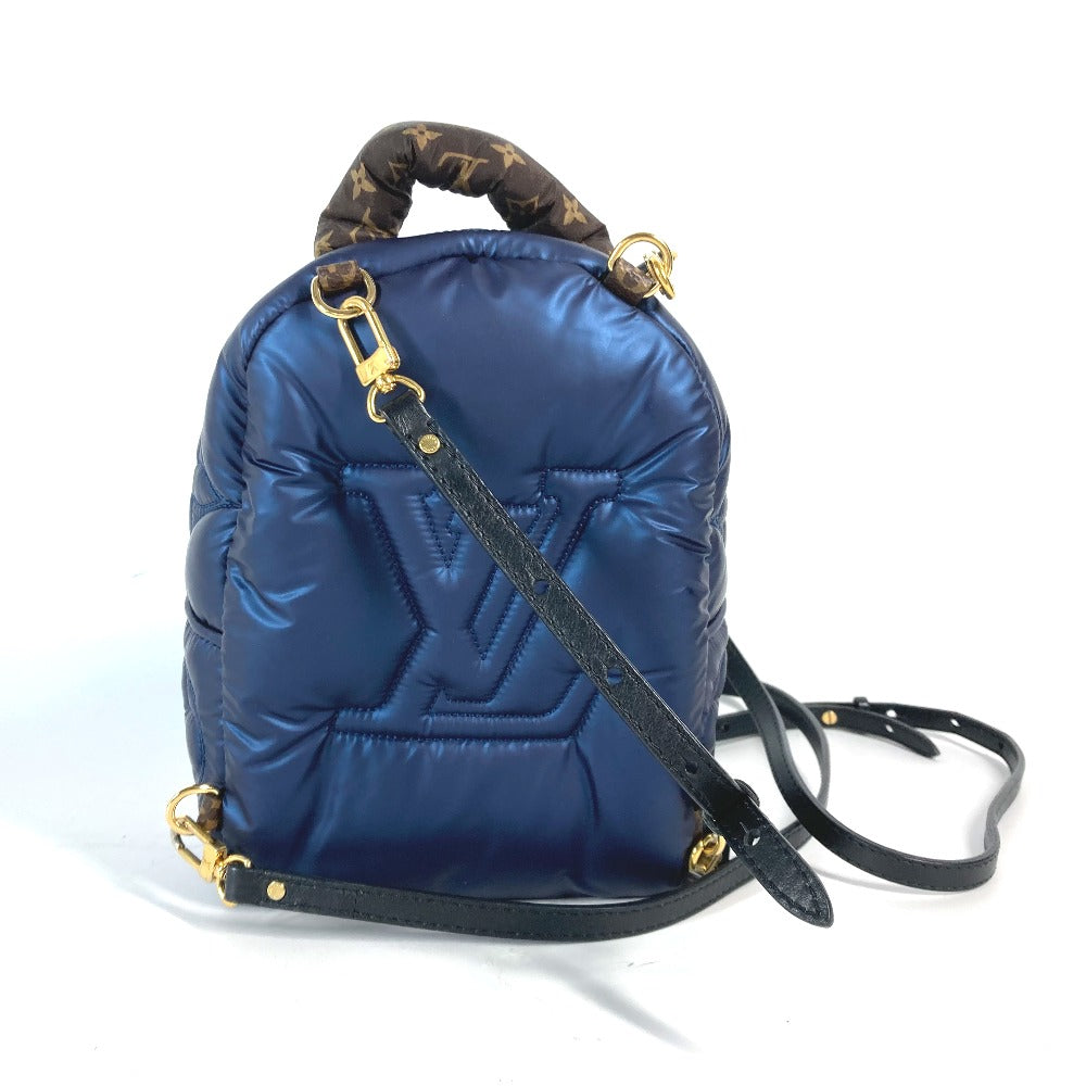 LOUIS VUITTON M21060 モノグラム パームスプリングス バックパックMINI ミニ カバン バックパック リュックサック ナイロン レディース ネイビー
