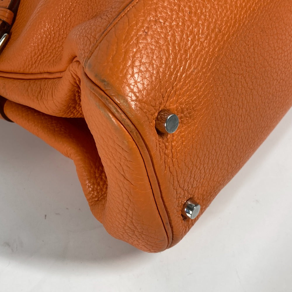 HERMES アトラス 35 トートバッグ 肩掛け ショルダーバッグ ハンドバッグ トリヨンクレマンス レディース オレンジ