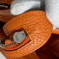 HERMES アトラス 35 トートバッグ 肩掛け ショルダーバッグ ハンドバッグ トリヨンクレマンス レディース オレンジ