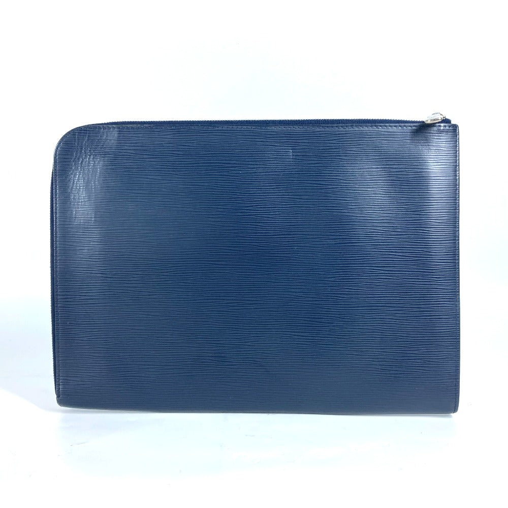 LOUIS VUITTON M64154 エピ ポシェットジュールGM カバン セカンドバッグ ポーチ クラッチバッグ エピレザー メンズ ネイビー