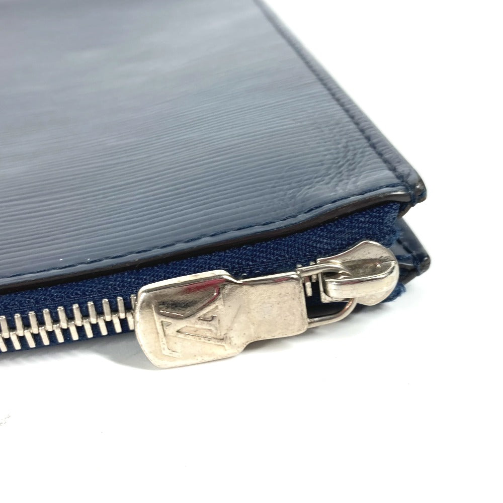 LOUIS VUITTON M64154 エピ ポシェットジュールGM カバン セカンドバッグ ポーチ クラッチバッグ エピレザー メンズ ネイビー