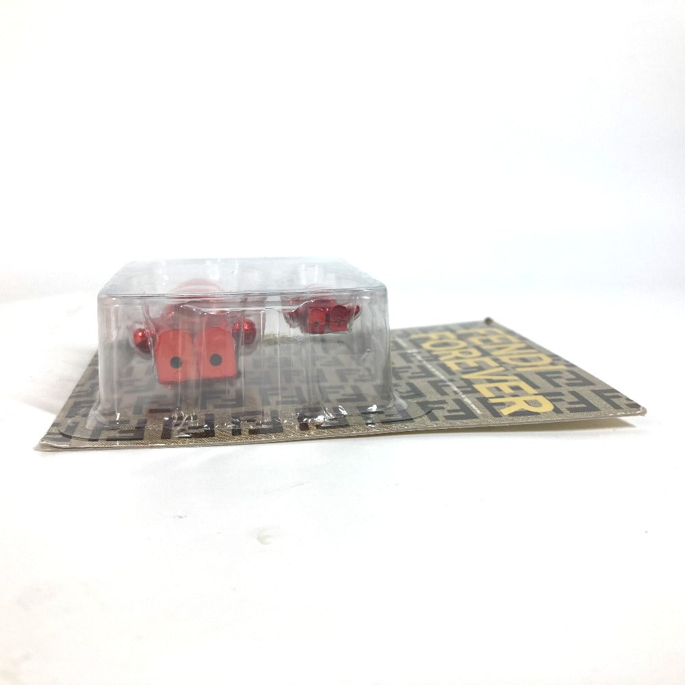 FENDI 未開封 メディコムトイ BE@RBRICK ベアブリック FENDI FOREVER チャーム プラスチック ユニセックス レッド