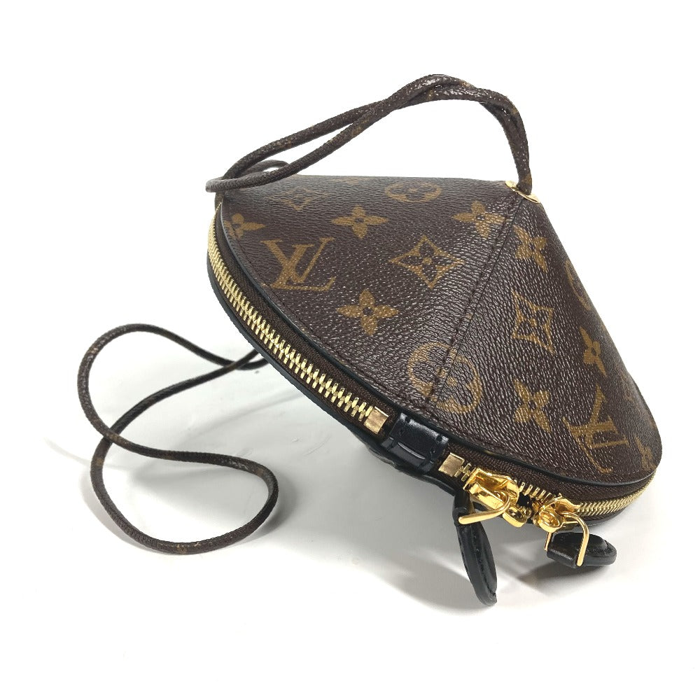 LOUIS VUITTON M44592 モノグラム トゥピ パーティバッグ　ポーチ ショルダーバッグ ハンドバッグ モノグラムキャンバス レディース ブラウン