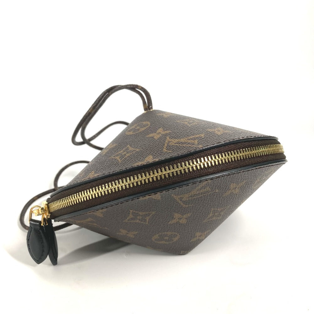 LOUIS VUITTON M44592 モノグラム トゥピ パーティバッグ　ポーチ ショルダーバッグ ハンドバッグ モノグラムキャンバス レディース ブラウン