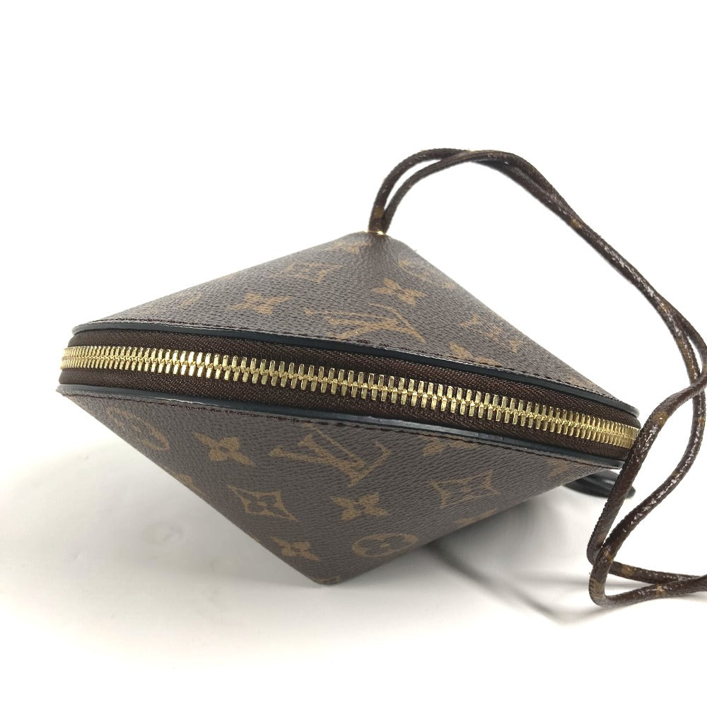 LOUIS VUITTON M44592 モノグラム トゥピ パーティバッグ　ポーチ ショルダーバッグ ハンドバッグ モノグラムキャンバス レディース ブラウン