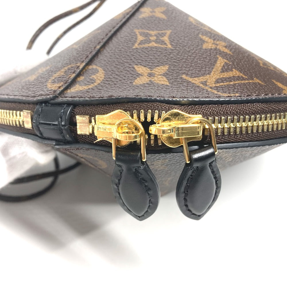 LOUIS VUITTON M44592 モノグラム トゥピ パーティバッグ　ポーチ ショルダーバッグ ハンドバッグ モノグラムキャンバス レディース ブラウン