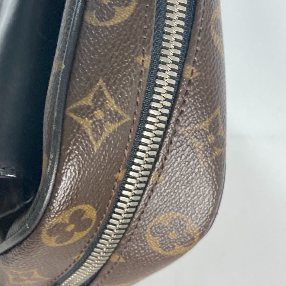 LOUIS VUITTON M56719 モノグラムマカサー ソフトブリーフケース カバン ハンドバッグ 書類バッグ ビジネスバッグ モノグラムキャンバス メンズ ブラウン