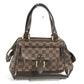 LOUIS VUITTON N51201 ダミエ ナイツブリッジ カバン ハンドバッグ トートバッグ ダミエキャンバス レディース エベヌ ブラウン