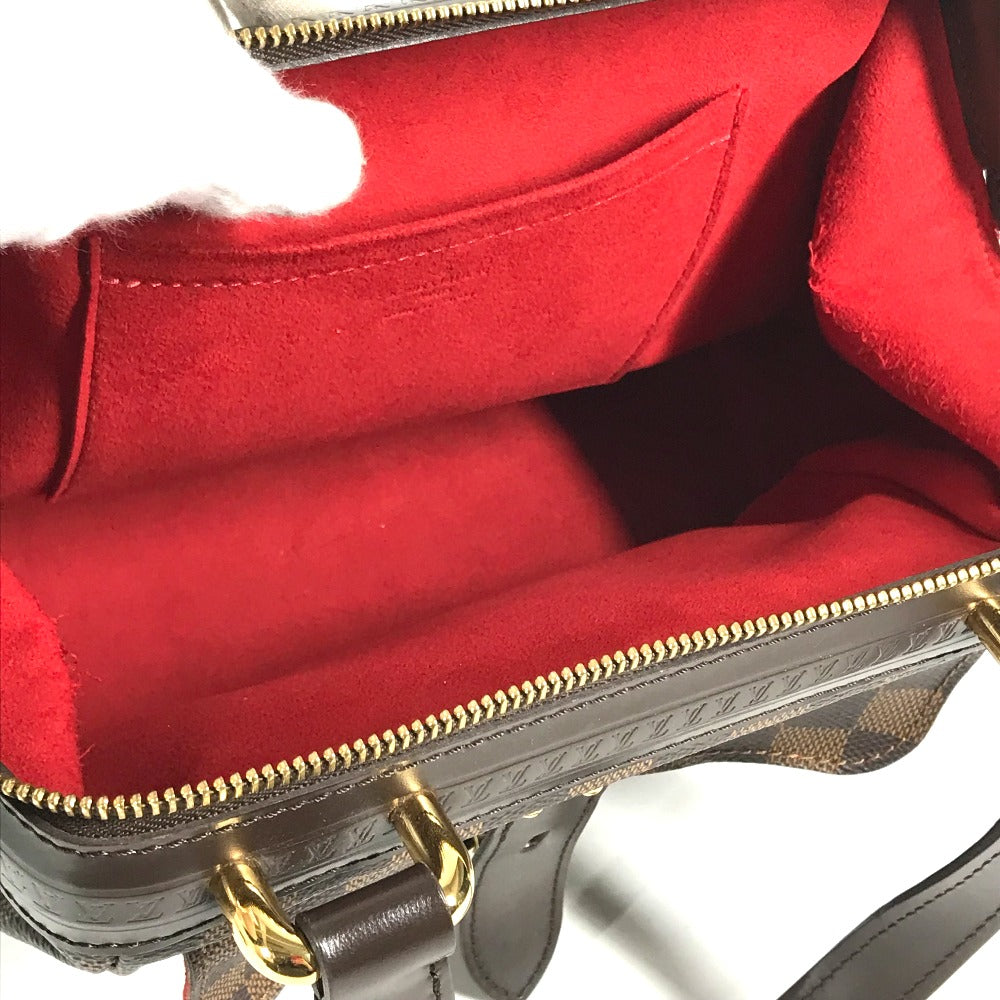 LOUIS VUITTON N51201 ダミエ ナイツブリッジ カバン ハンドバッグ トートバッグ ダミエキャンバス レディース エベヌ ブラウン