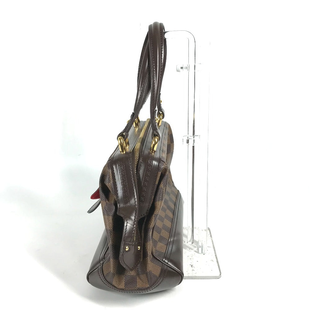 LOUIS VUITTON N51201 ダミエ ナイツブリッジ カバン ハンドバッグ トートバッグ ダミエキャンバス レディース エベヌ ブラウン