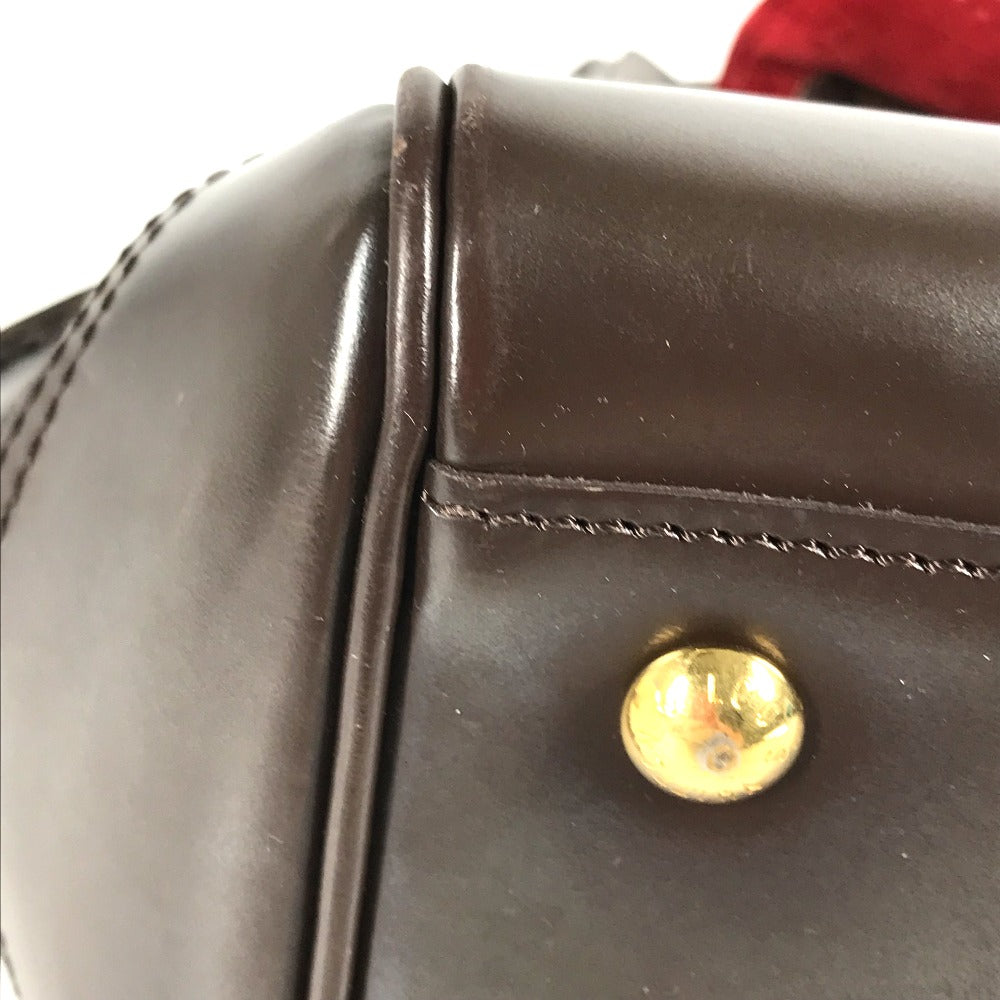 LOUIS VUITTON N51201 ダミエ ナイツブリッジ カバン ハンドバッグ トートバッグ ダミエキャンバス レディース エベヌ ブラウン
