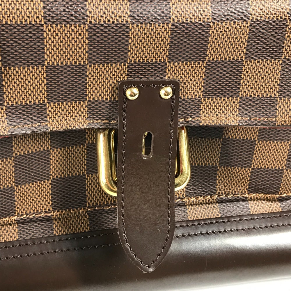 LOUIS VUITTON N51201 ダミエ ナイツブリッジ カバン ハンドバッグ トートバッグ ダミエキャンバス レディース エベヌ ブラウン