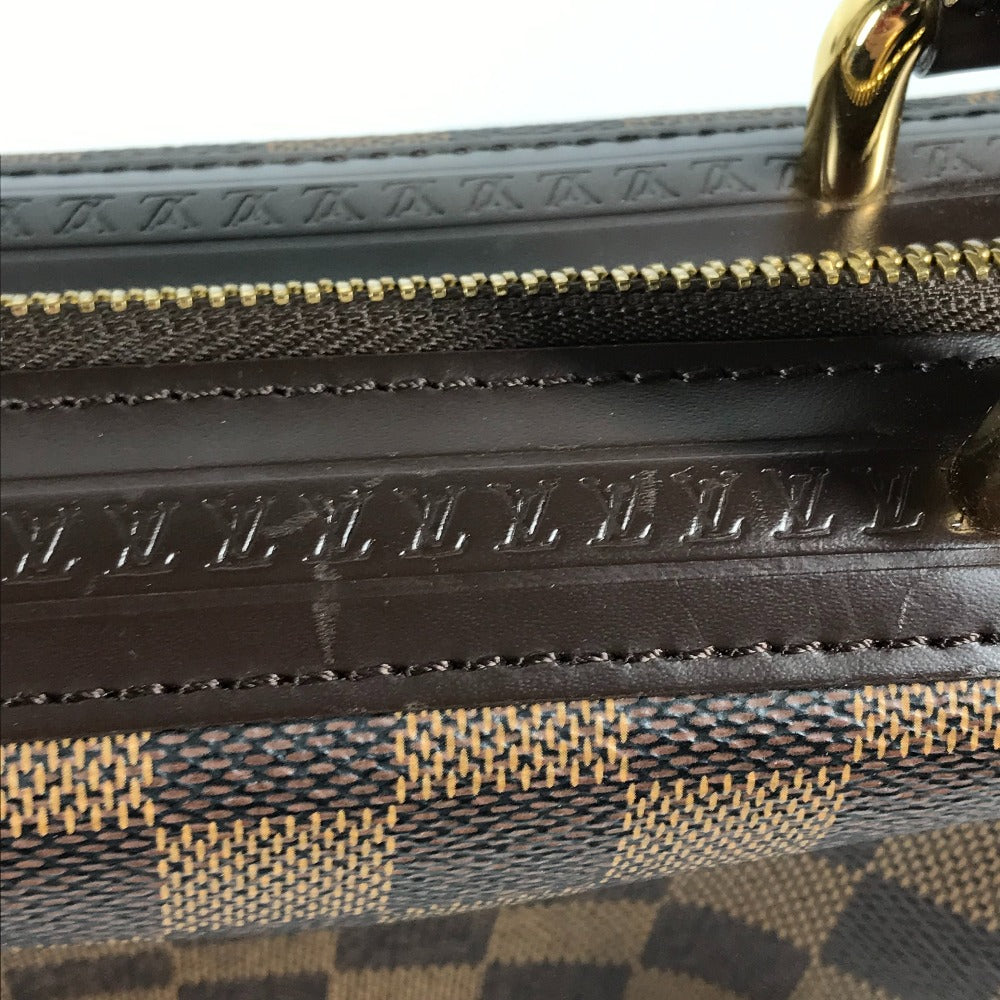 LOUIS VUITTON N51201 ダミエ ナイツブリッジ カバン ハンドバッグ トートバッグ ダミエキャンバス レディース エベヌ ブラウン