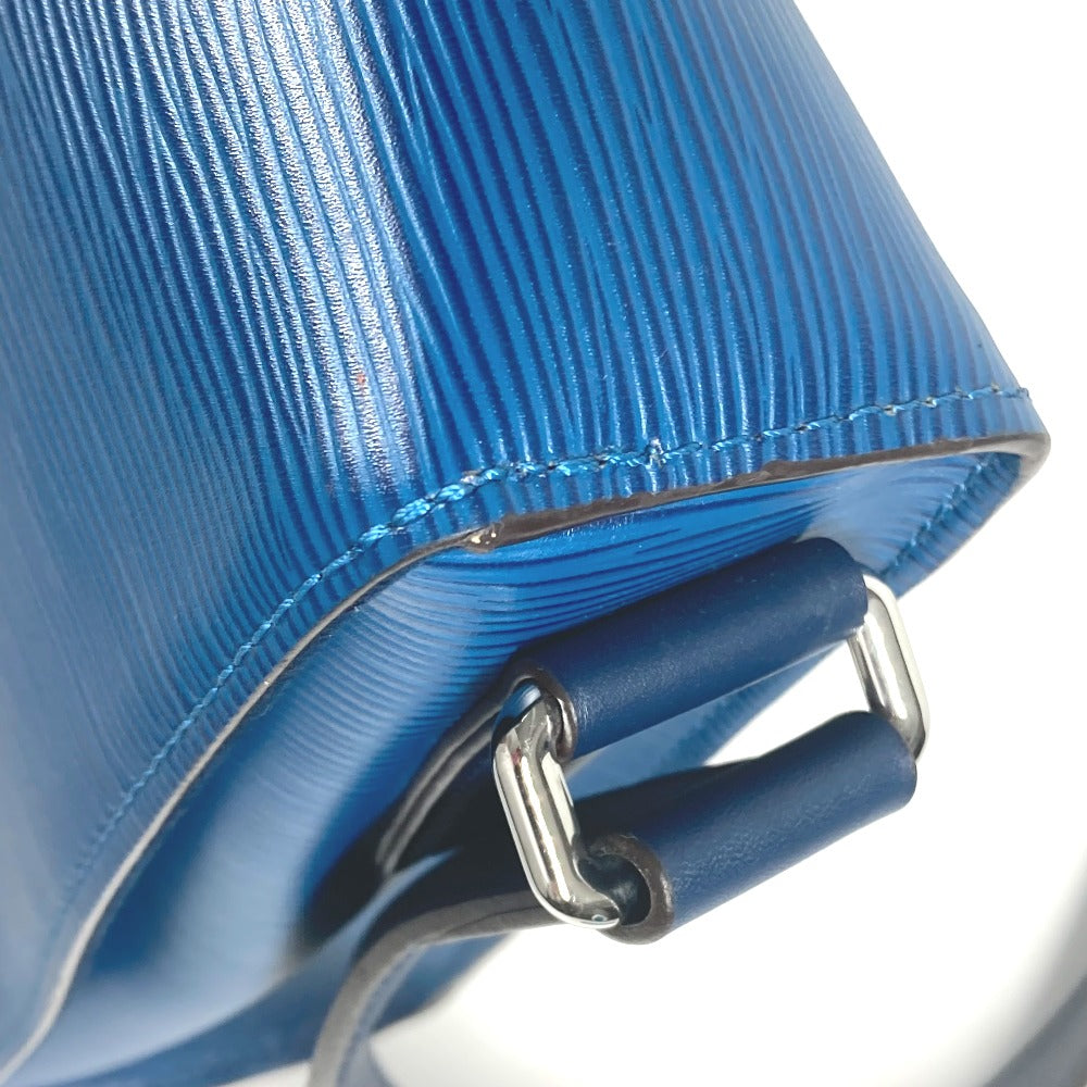 LOUIS VUITTON M53407 エピ ハリントンメッセンジャー 斜め掛け カバン フラップ ショルダーバッグ エピレザー メンズ ブルーアズール ブルー
