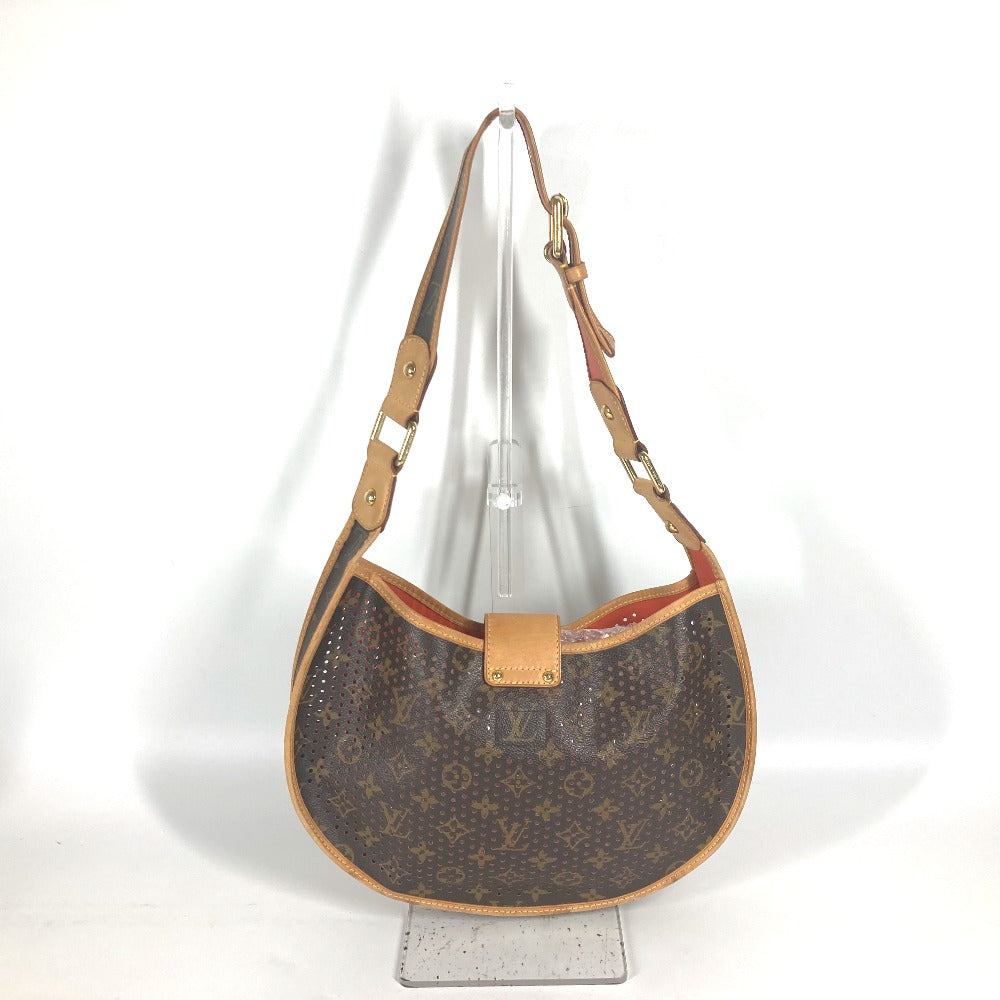 LOUIS VUITTON M95178 モノグラム ペルフォ ドゥミ リュンヌ 肩掛け ショルダーバッグ モノグラムキャンバス レディース オランジュ オレンジ