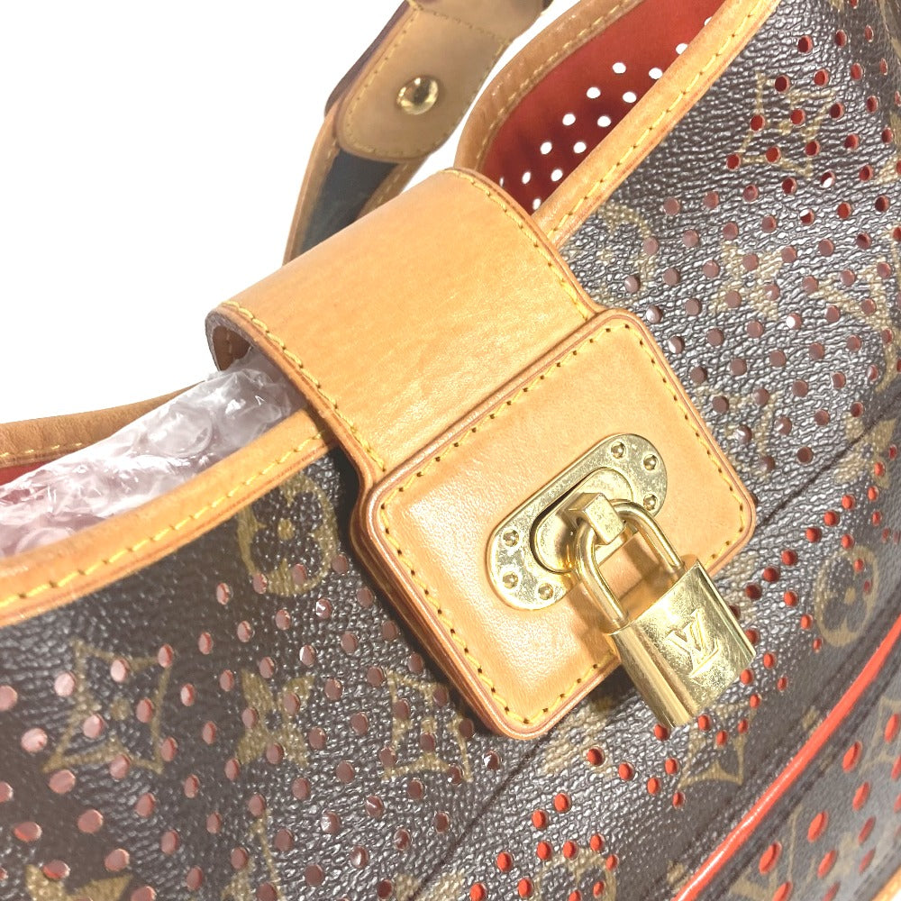 LOUIS VUITTON M95178 モノグラム ペルフォ ドゥミ リュンヌ 肩掛け ショルダーバッグ モノグラムキャンバス レディース オランジュ オレンジ