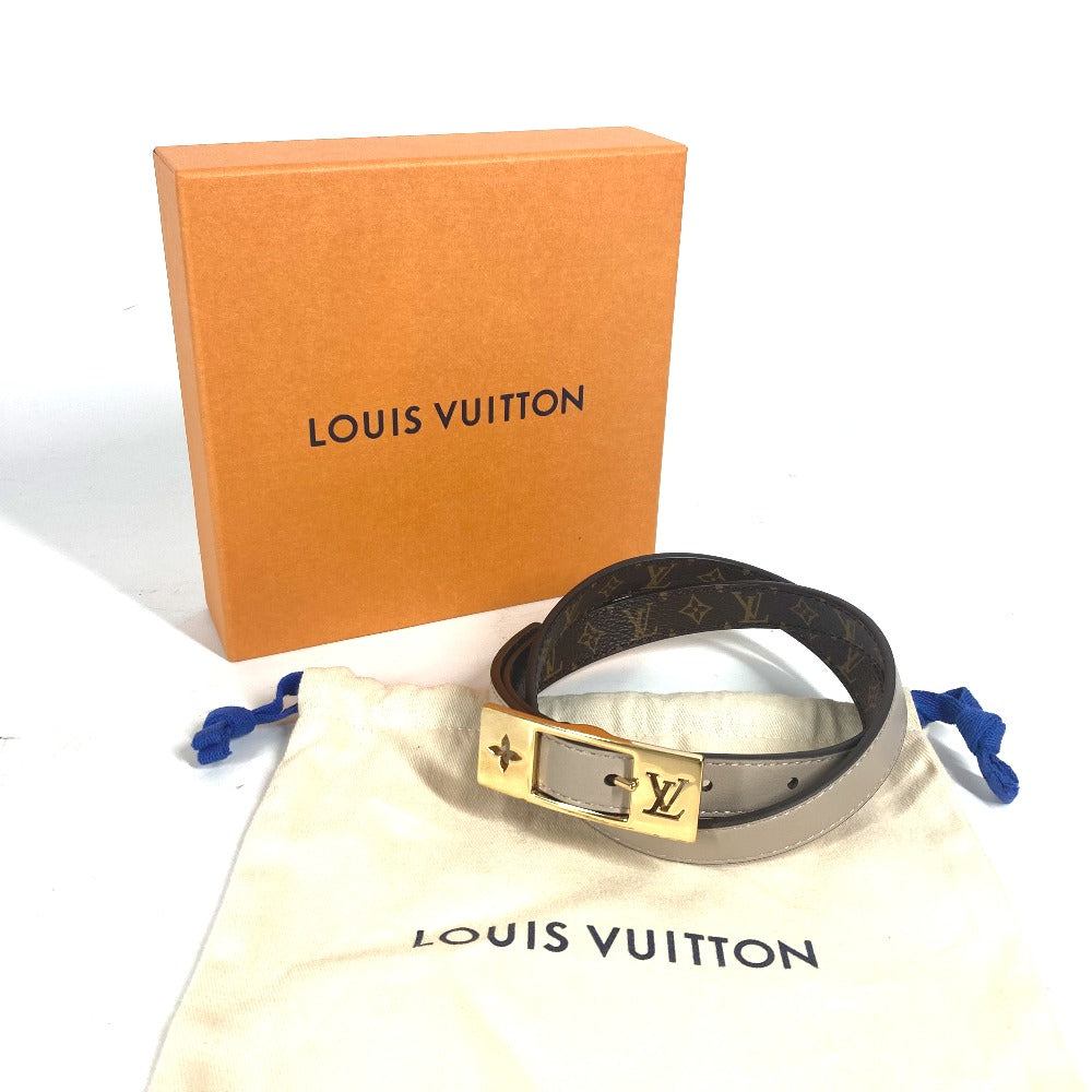 LOUIS VUITTON M8370Y モノグラム ベルト・LV デュオ 18MM リバーシブル アクセサリー 細ベルト ズボン用ベルト ベルト モノグラムキャンバス レディース ブラウン - brandshop-reference