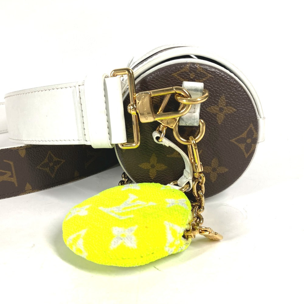 LOUIS VUITTON M81485 モノグラム パピヨン トランク カバン 斜め掛け チェーンバッグ 筒形 3WAY ショルダーバッグ モノグラムキャンバス レディース ブラウン